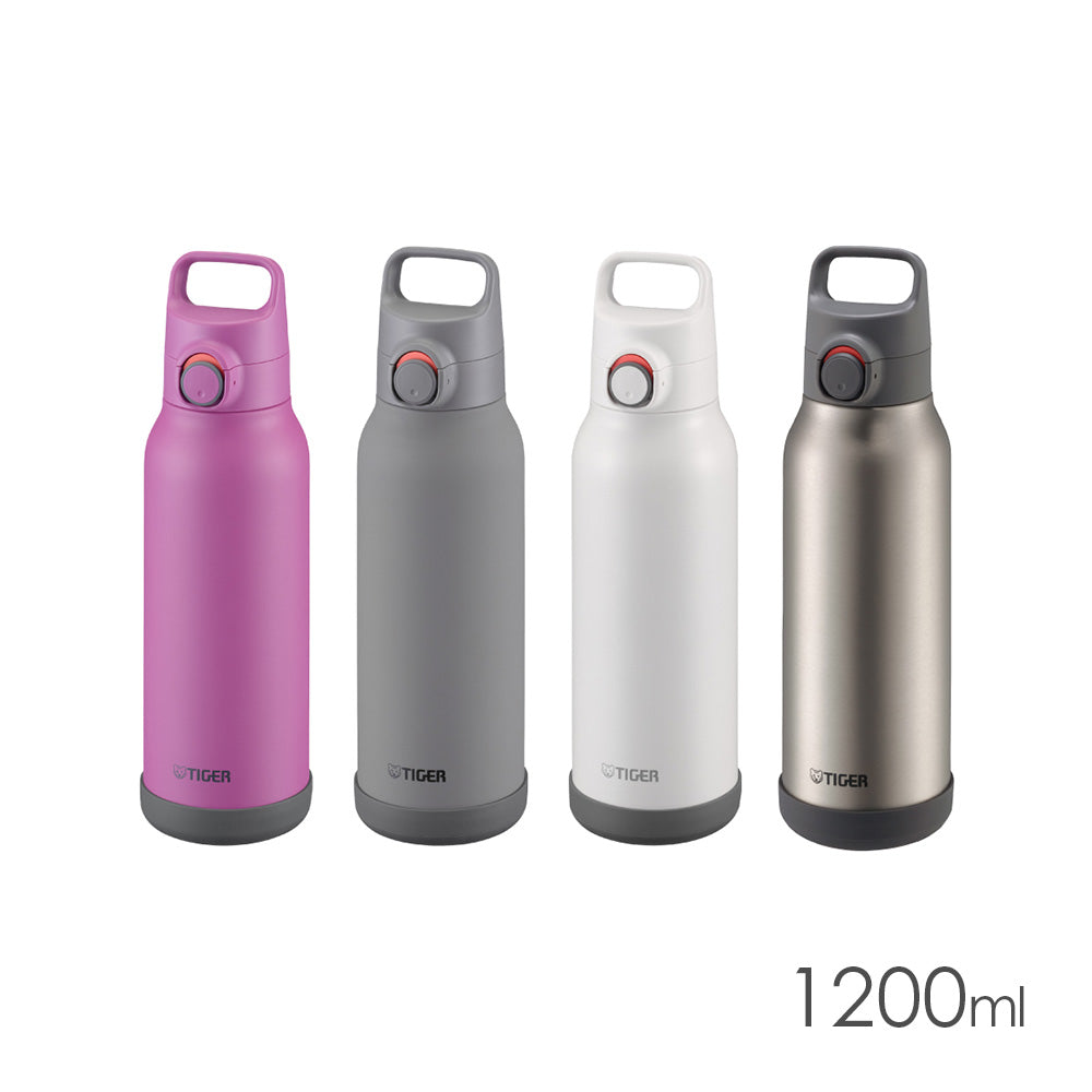 TIGER虎牌】樂潔提把上蓋_運動型不鏽鋼保冷瓶1200ml (MTA-H120) – 日本