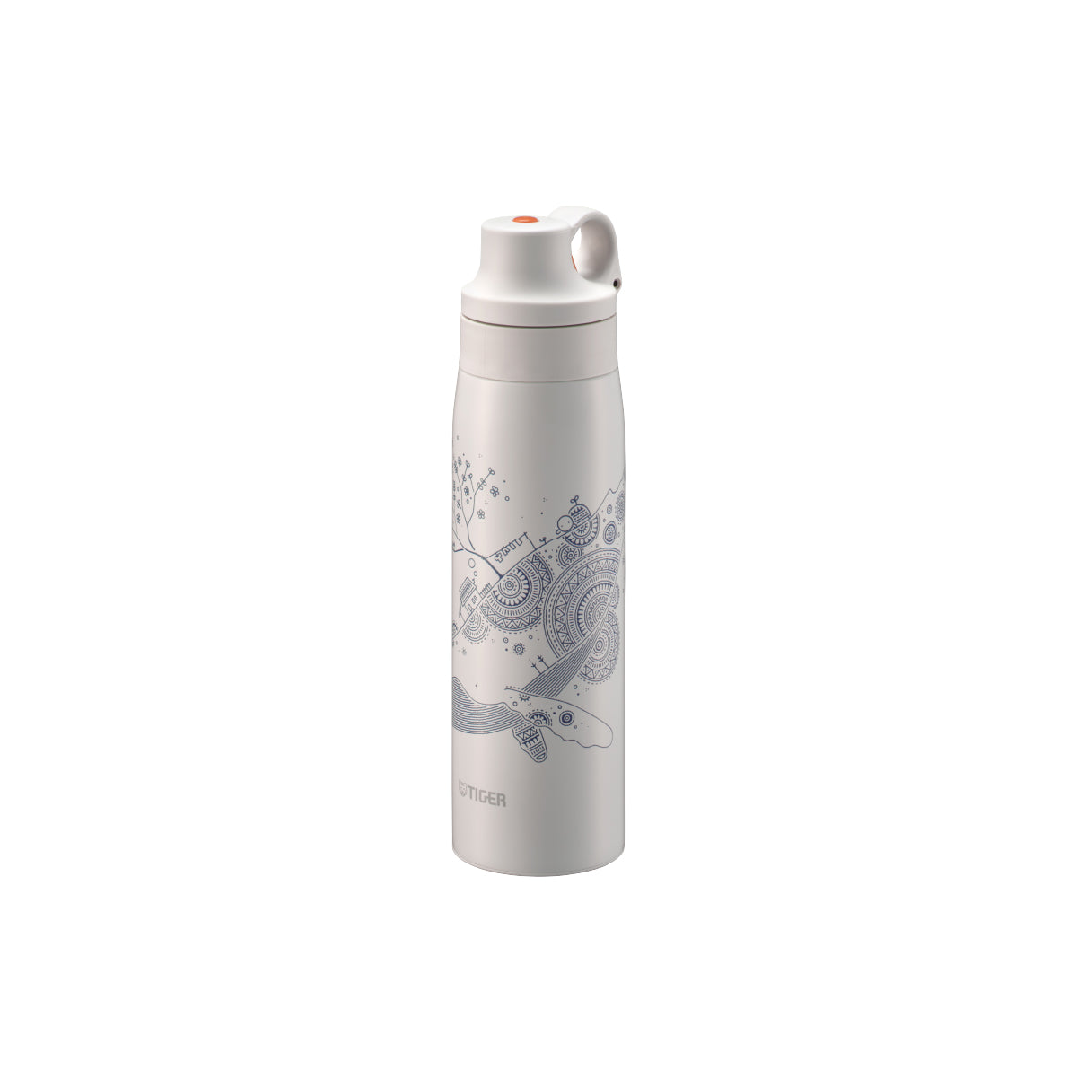 TIGER虎牌】龜一堂聯名_超輕量吸管式不鏽鋼保冷瓶500ml (MCS-A50J