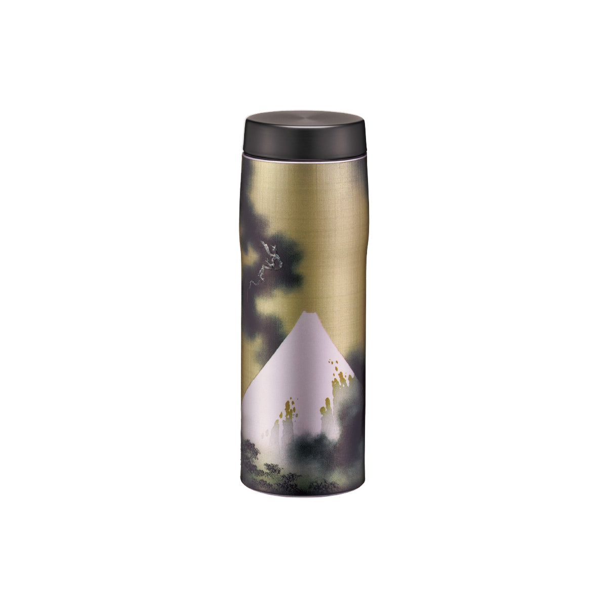 TIGER虎牌】日本3D立體層疊圖紋_旋蓋式不鏽鋼保溫保冷杯480ml (MJX