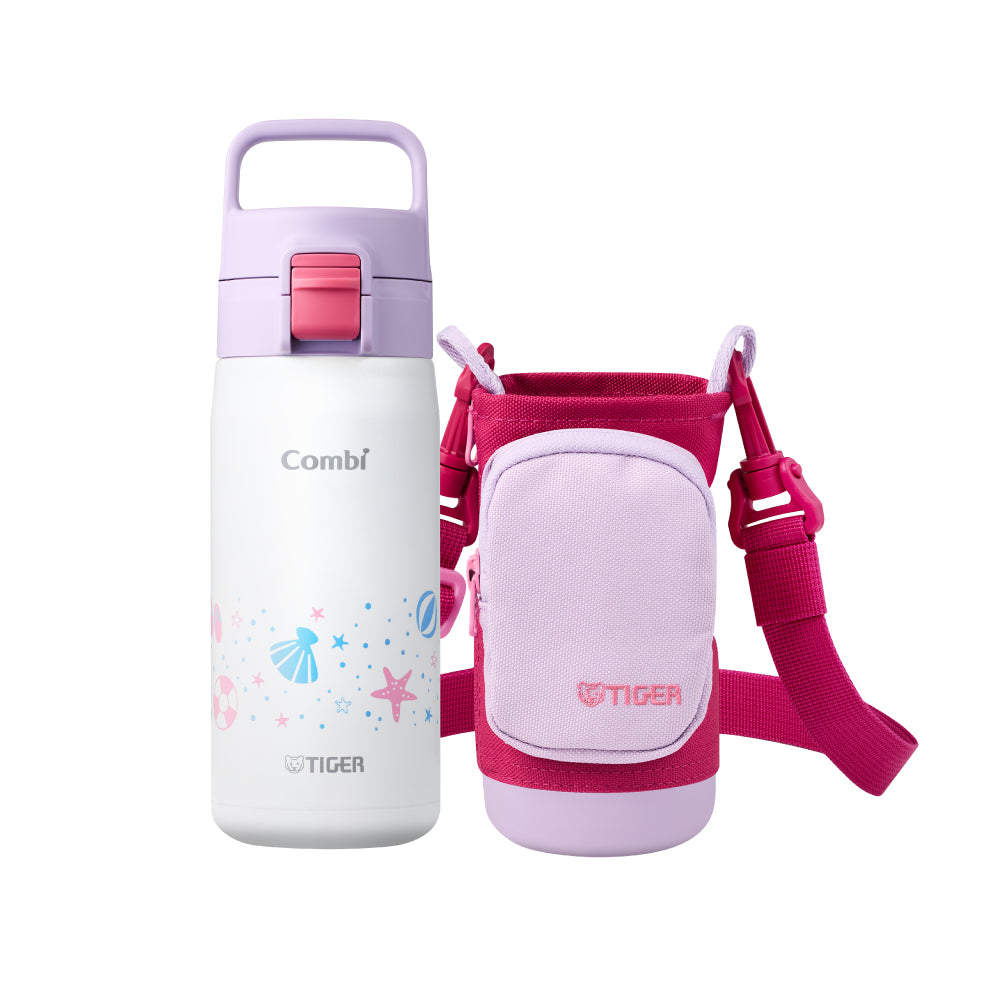 【抗菌加工】Combi x TIGER聯名 童用彈蓋型保溫瓶 500ml (MTA-A050)